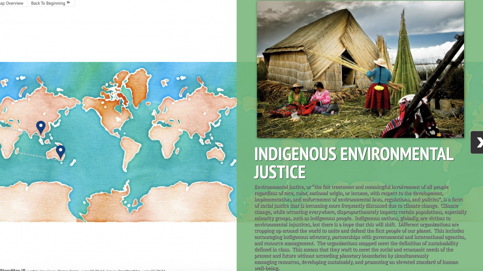 Digital Pedagogy Spotlight: StoryMaps in Sustainability Studies